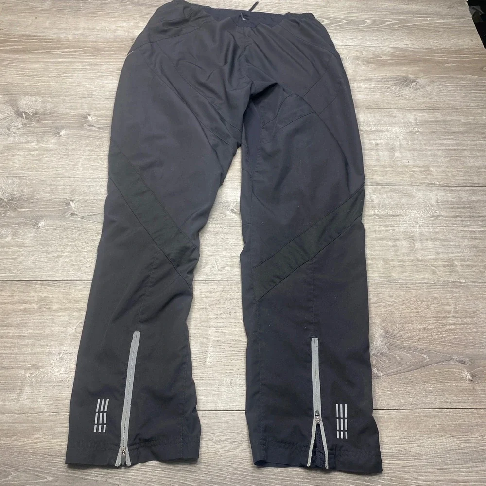 Adidas Response Track Pants Mens Medium Black Vintage Y2K Mesh Lined Running 06